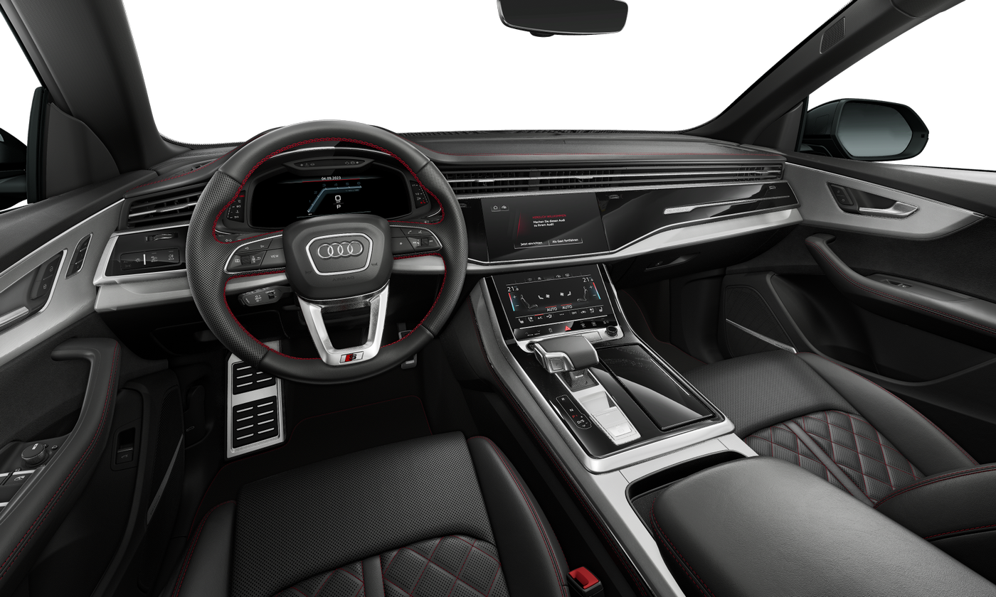 Audi Q8 45 TDI quattro tiptronic S-line | nový facelift | nové české auto | k objednání do výroby | předání do cca 6 měsíců | černá s černou kůží | skvělá výbava | super cena | nákup online na AUTOiBUY.com